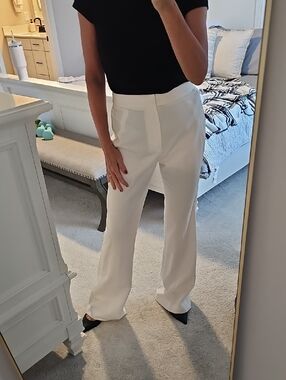 A.L.C. Off-white Wide-Leg Sophie Pant